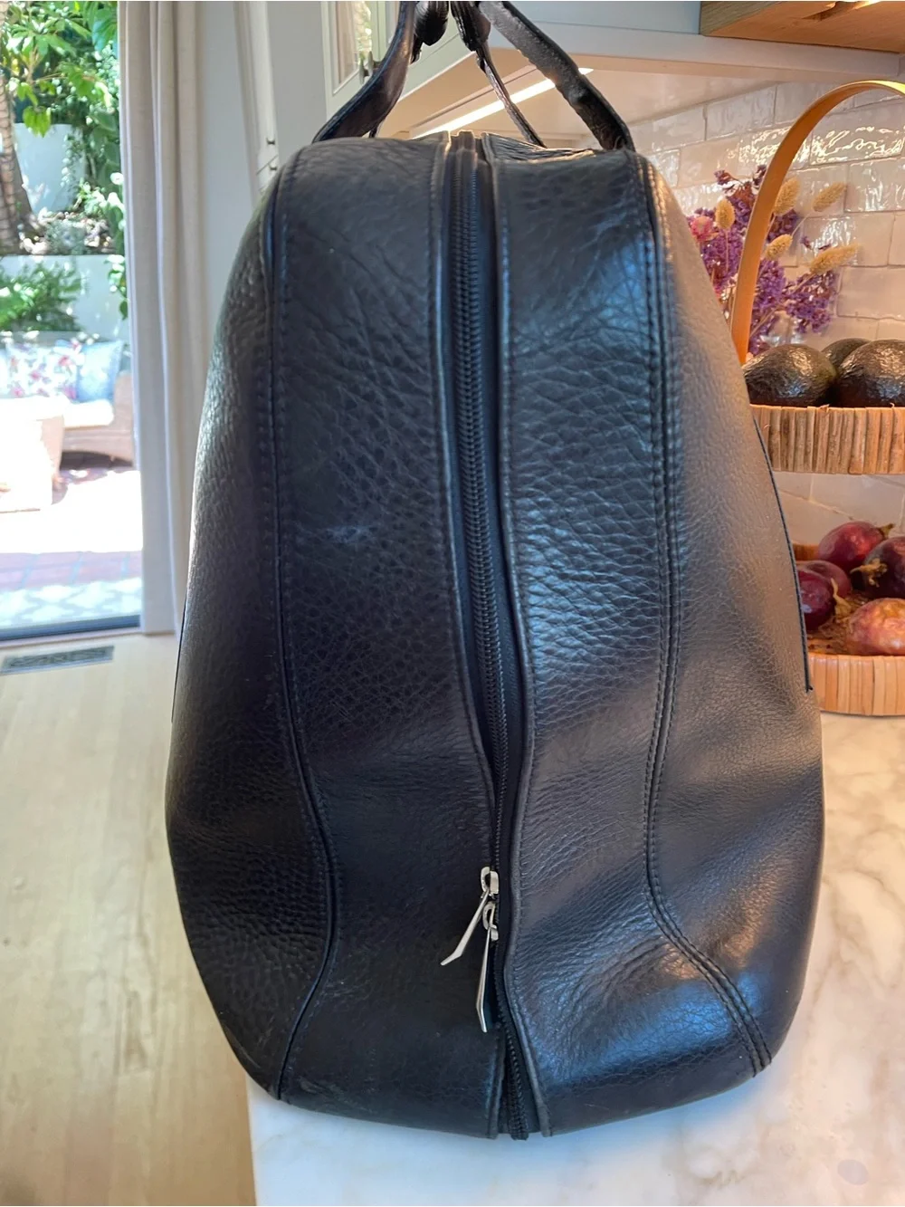Lamborghini Murciélago Schedoni Trunk Bag - Black Leather